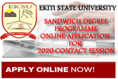 WELCOME TO THE UNIVERSITY OF EKITI, MOCPED AFFILIATE PORTAL
